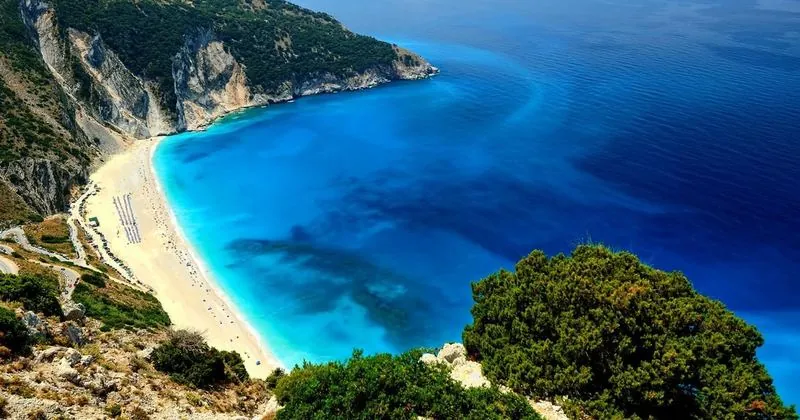 Céphalonie : visite privative des grottes et de la plage de Myrtos