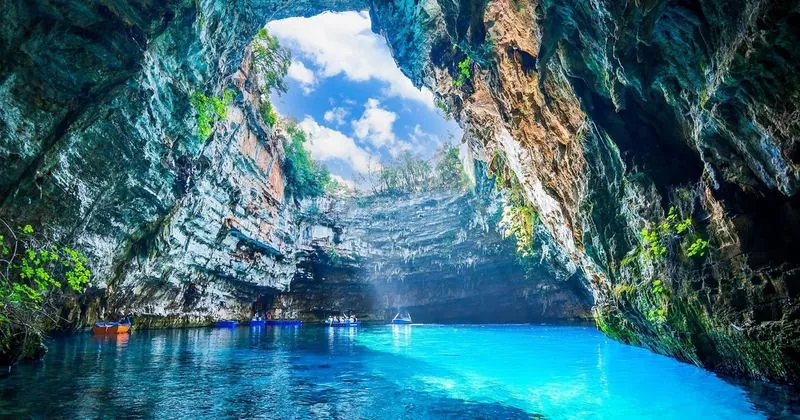 Céphalonie : Melissani, Drogarati et plage (petit groupe)